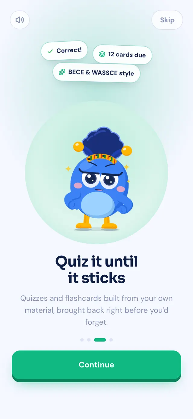 Quiz it until it sticks